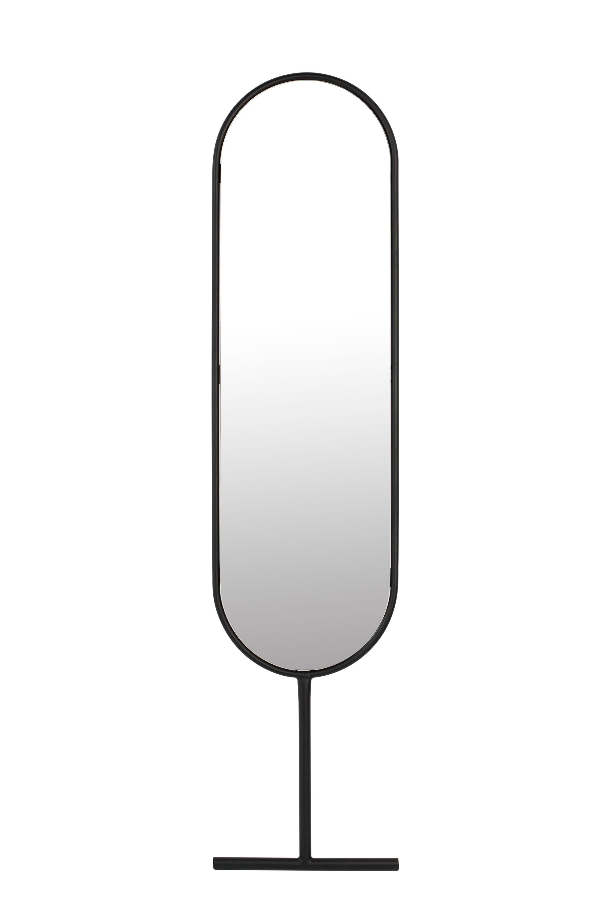 Zuiver Tess Black Oval Leaner Mirror
